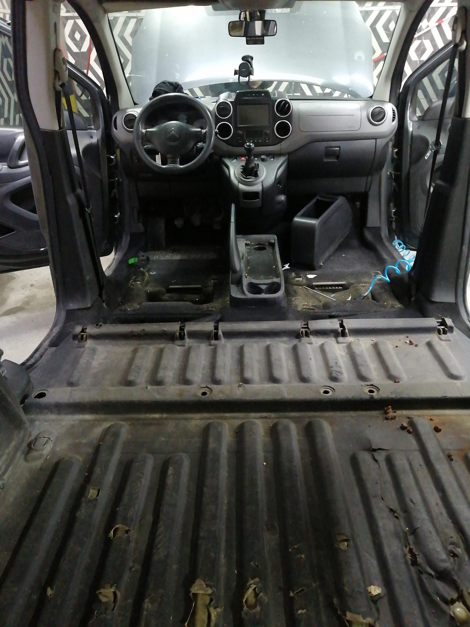 Citroen oto koltuk yıkama örneği