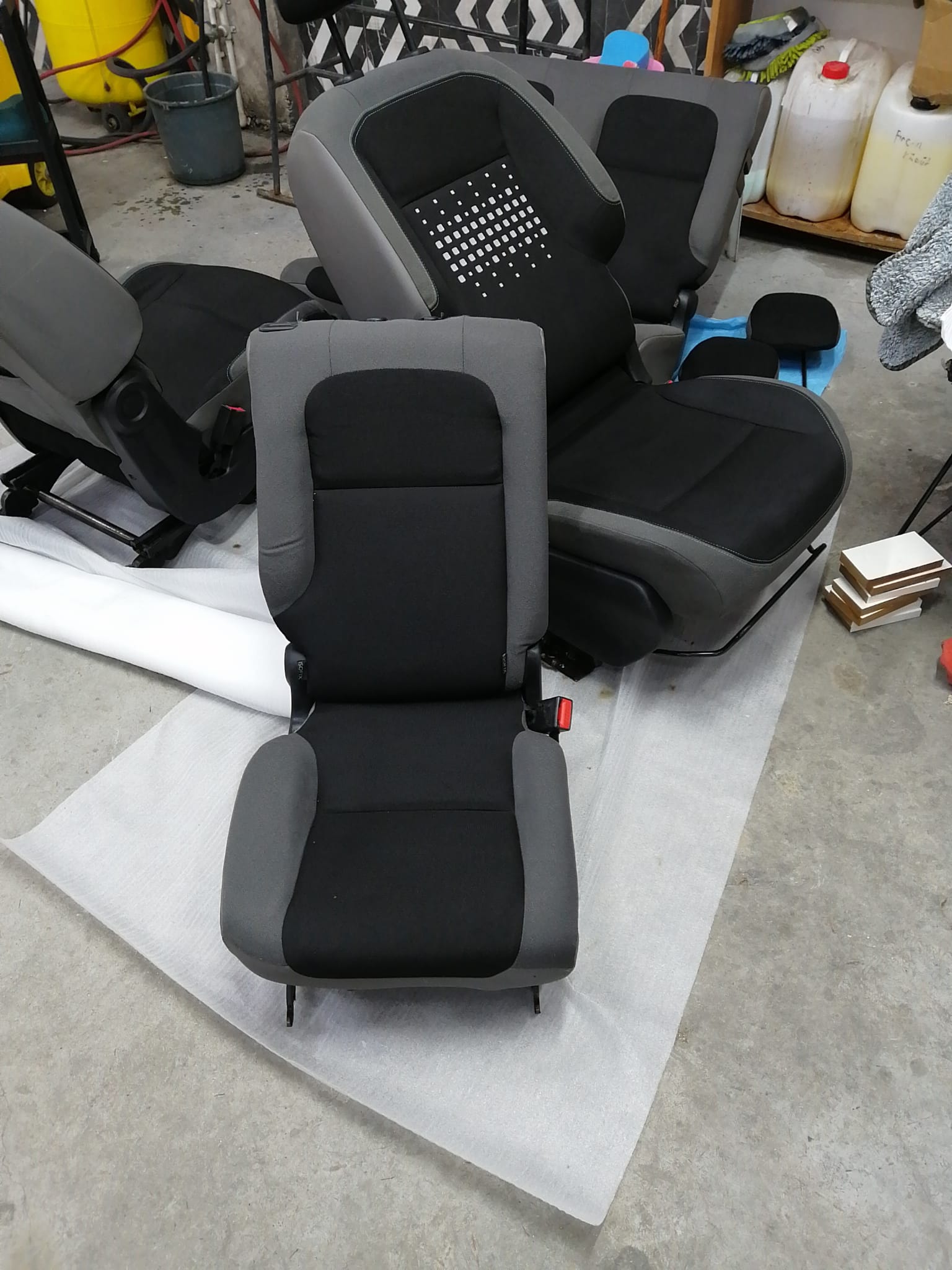 Citroen oto koltuk yıkama örneği