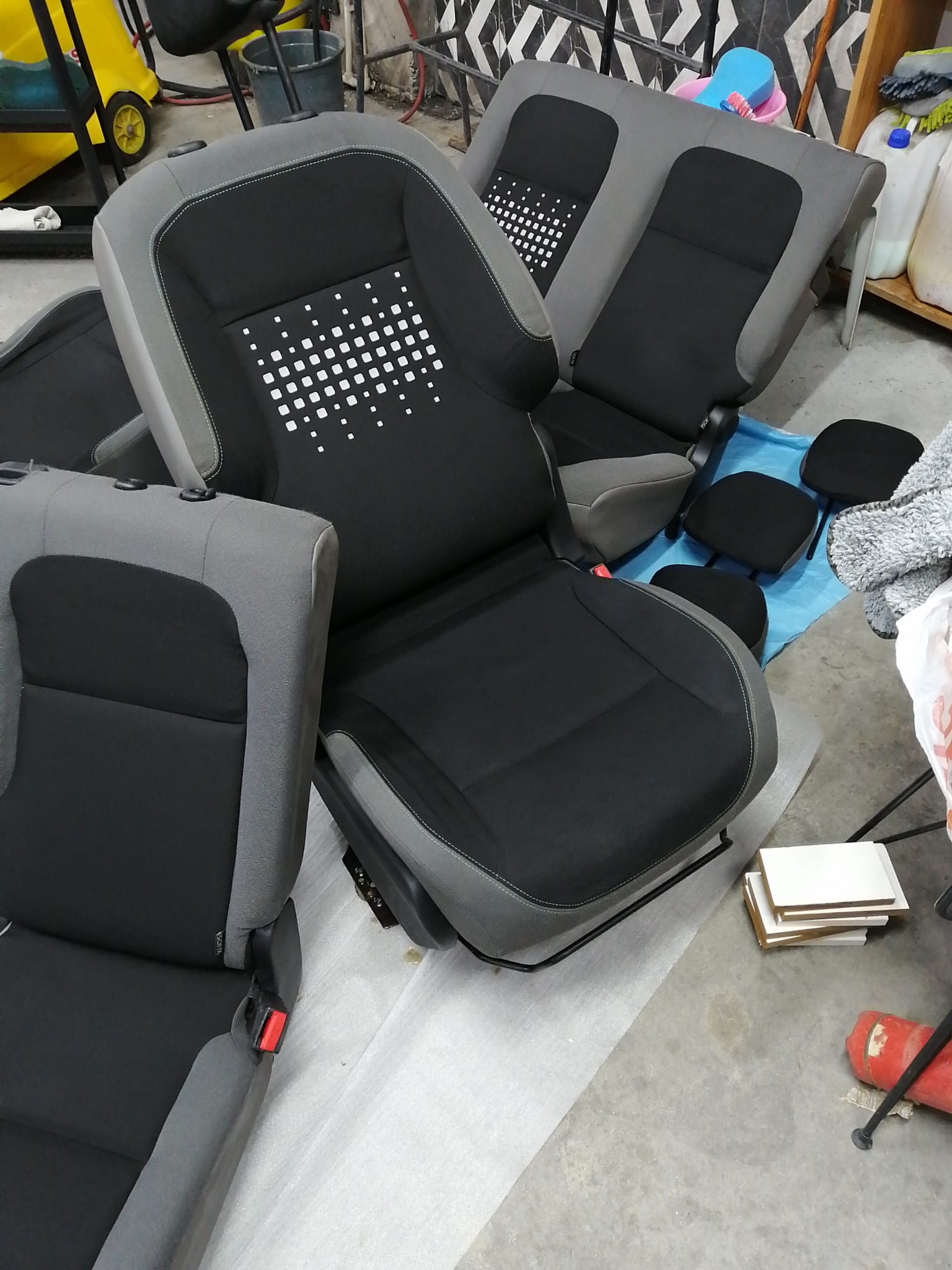 Citroen oto koltuk yıkama örneği