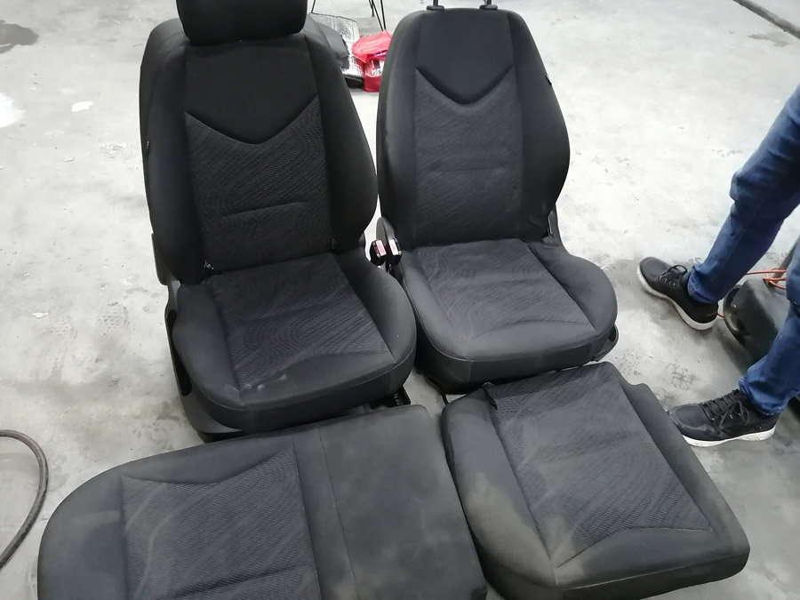 Peugeot oto koltuk yıkama örneği